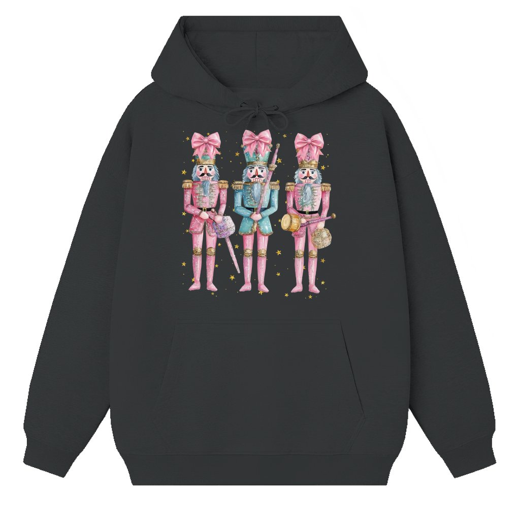 Nutcracker Hoodie – Christmas Gift Trendy - front view
