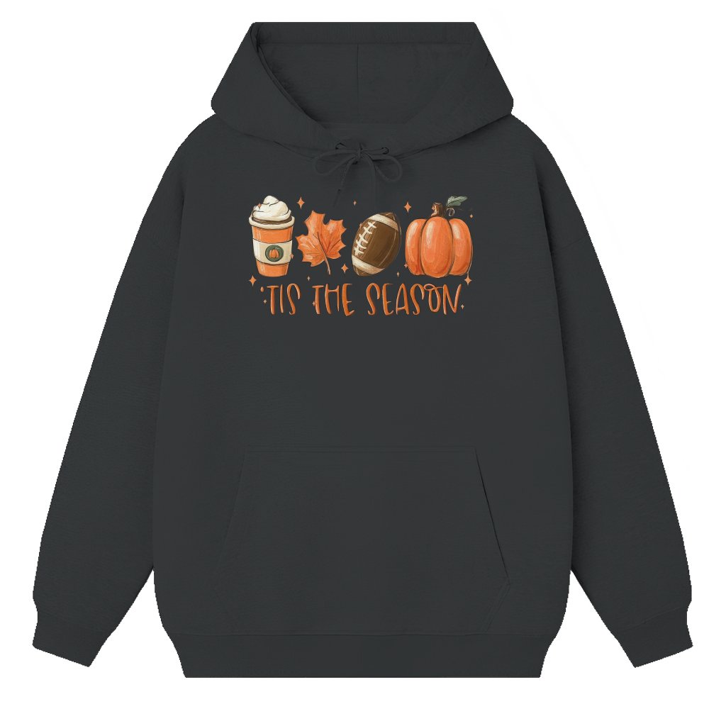 Fall Coffee Hoodie – Halloween Fall Gift Tis The Season Pumpkin Cute Trendy - front view