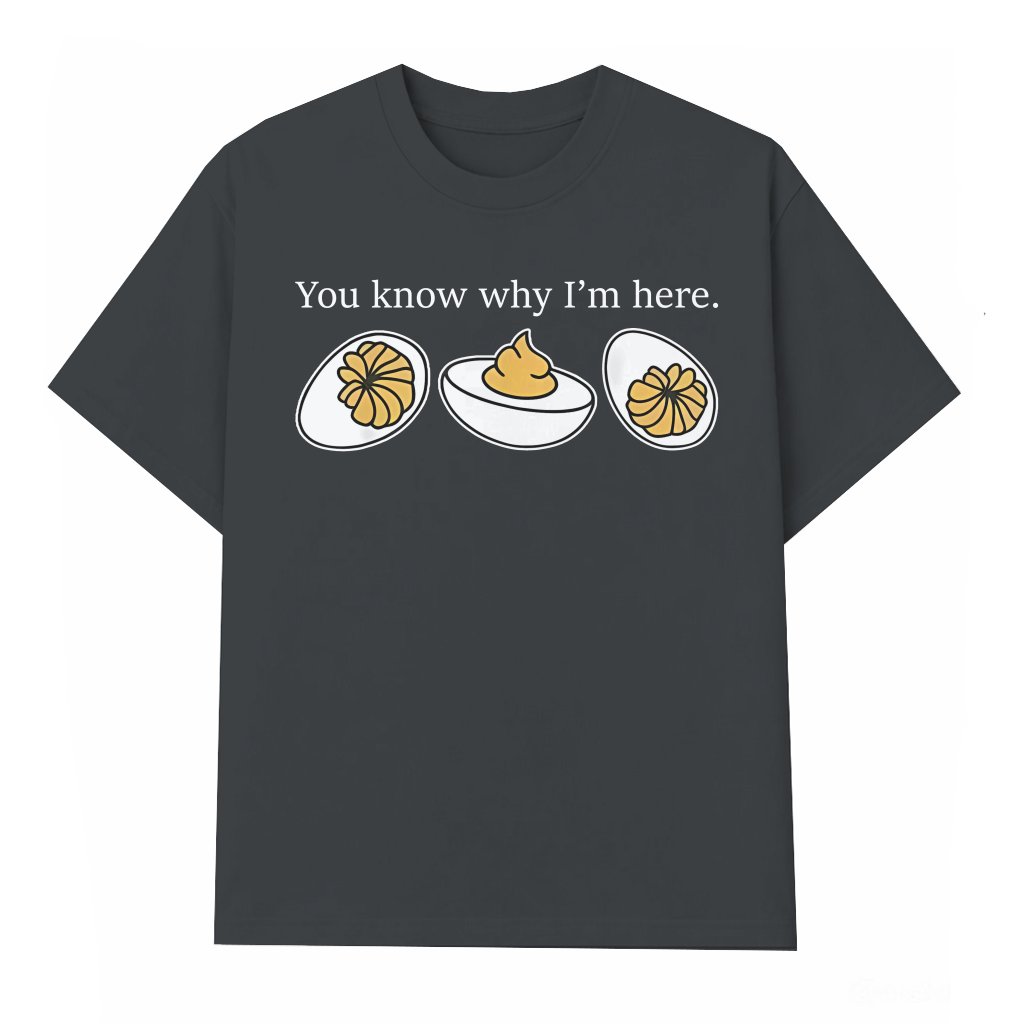 Funny Deviled Eggs T-shirt – Thanksgiving Gift for Men Women - front view