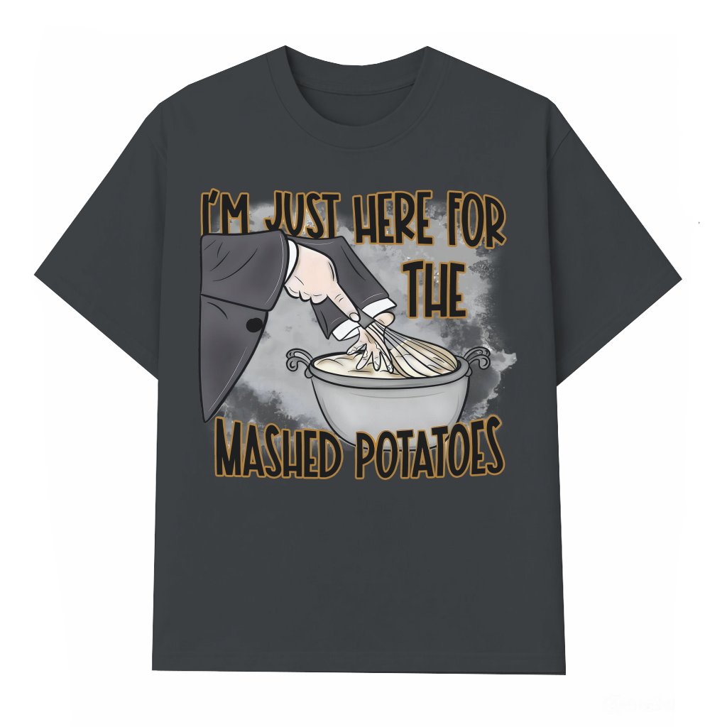 Mashed Potatoes T-shirt – Funny Thanksgiving Gift - front view