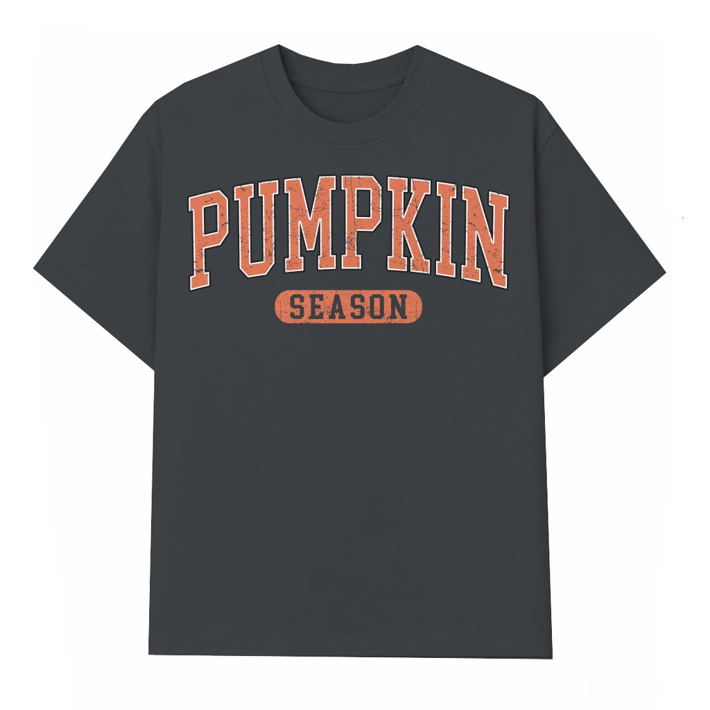 Pumpkin Season T-shirt – Funny Cute Thanksgiving Halloween Gift for Women - front view