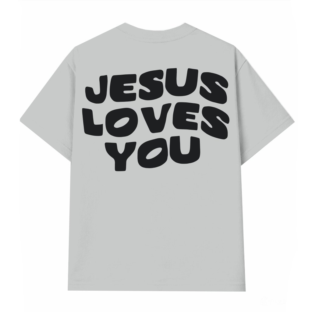 Jesus Loves You T-shirt – Christian Gift for Husband and Boyfriend - front view