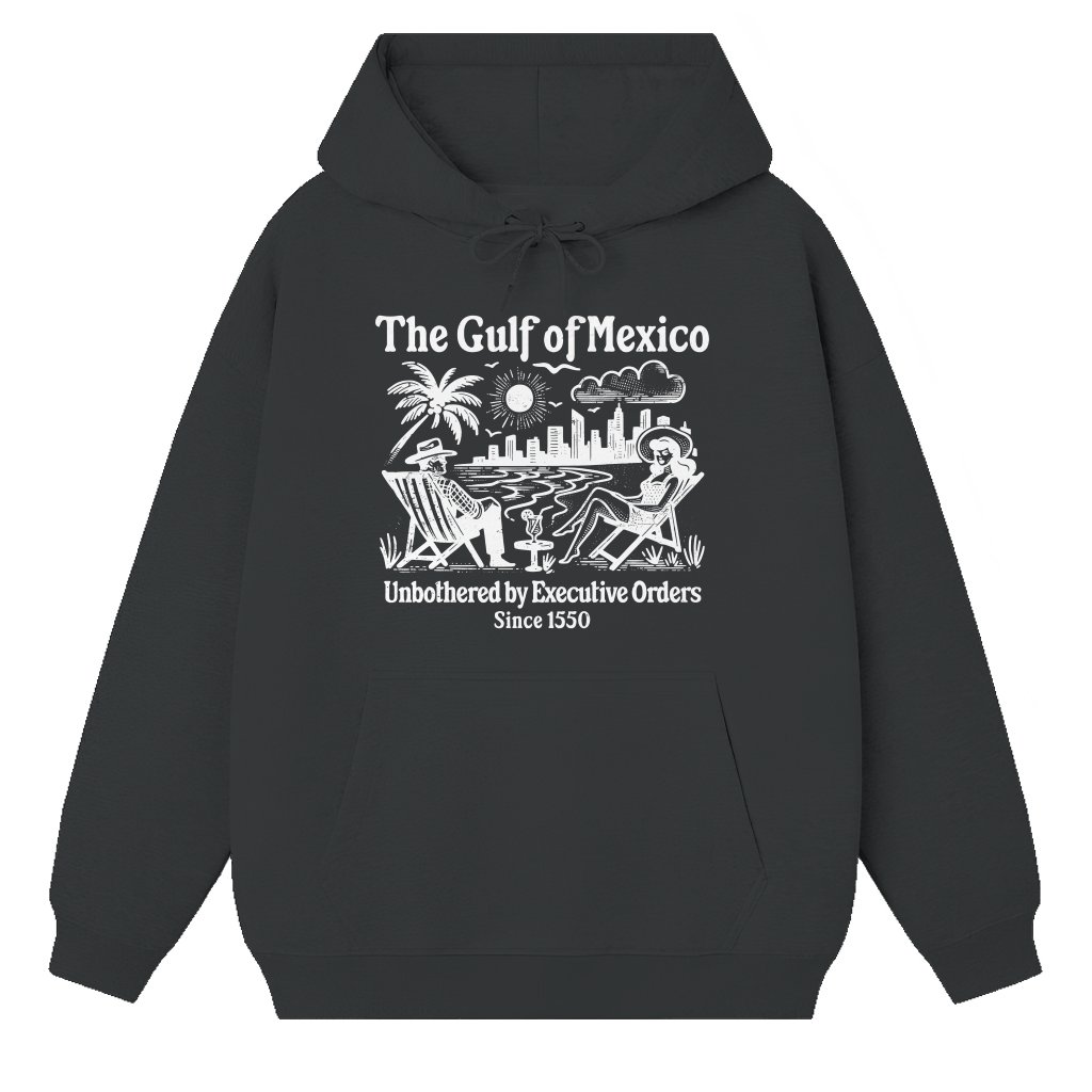 Funny Gulf of Mexico Hoodie – Unbothered Since 1550 Beach Vacation Gift Retro - front view