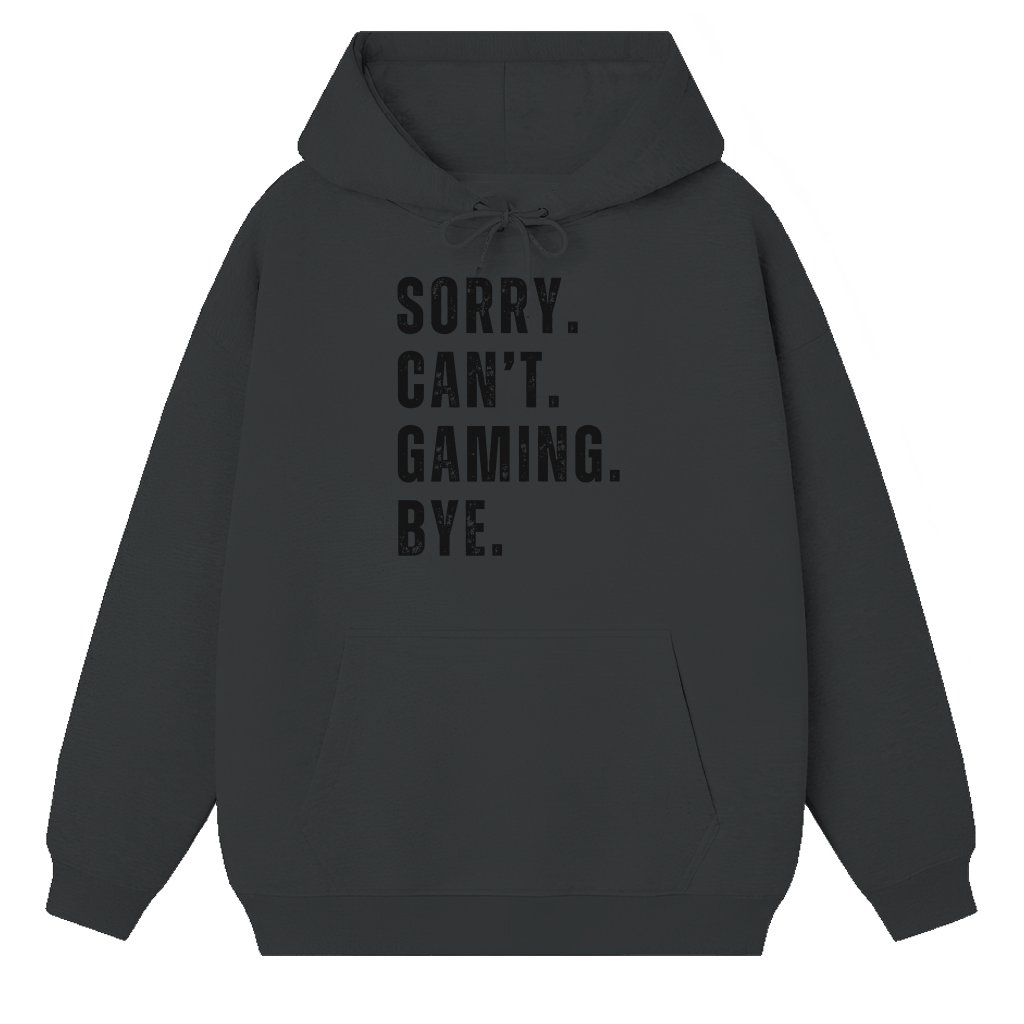 Sorry Can't Gaming Hoodie – Funny Gamer Gift for Men - front view