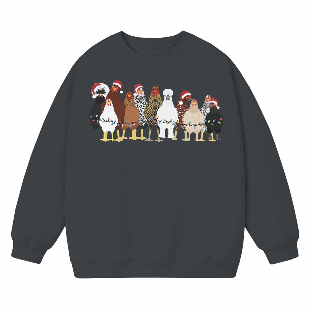 Funny Chicken Sweatshirt – Christmas Gift for Chicken Lovers - front view