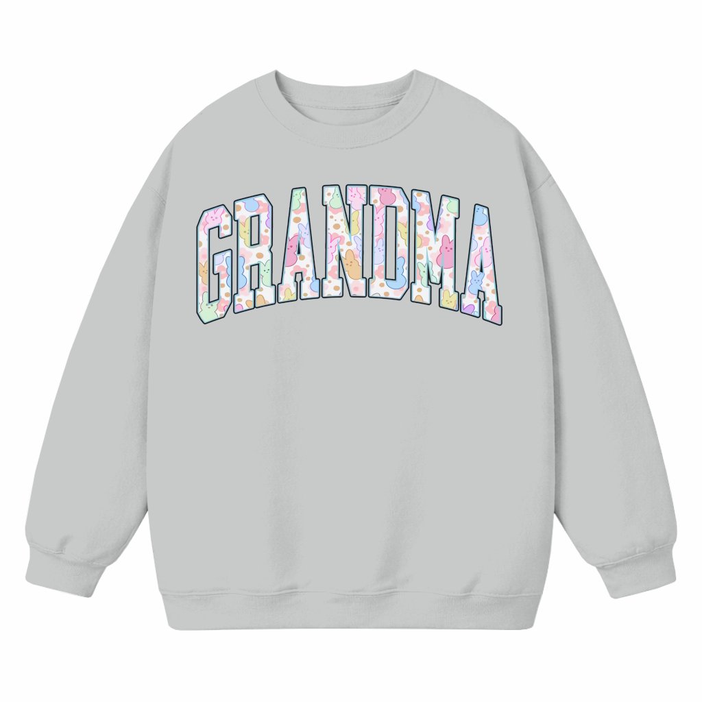 Mama Chick Print Sweatshirt – Easter Gift for Mom Grandma - front view