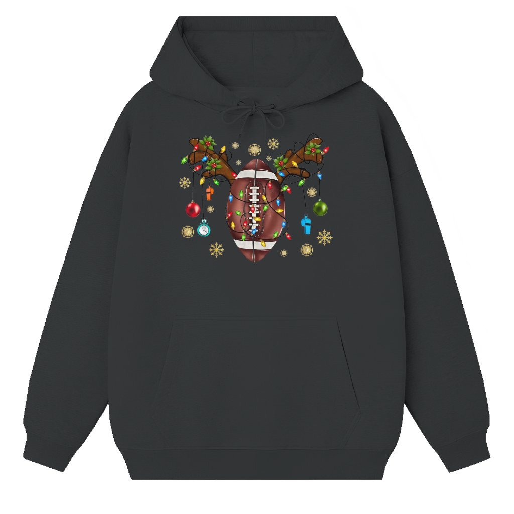 Football Hoodie – Christmas Gift for Game Day Fan Cute - front view
