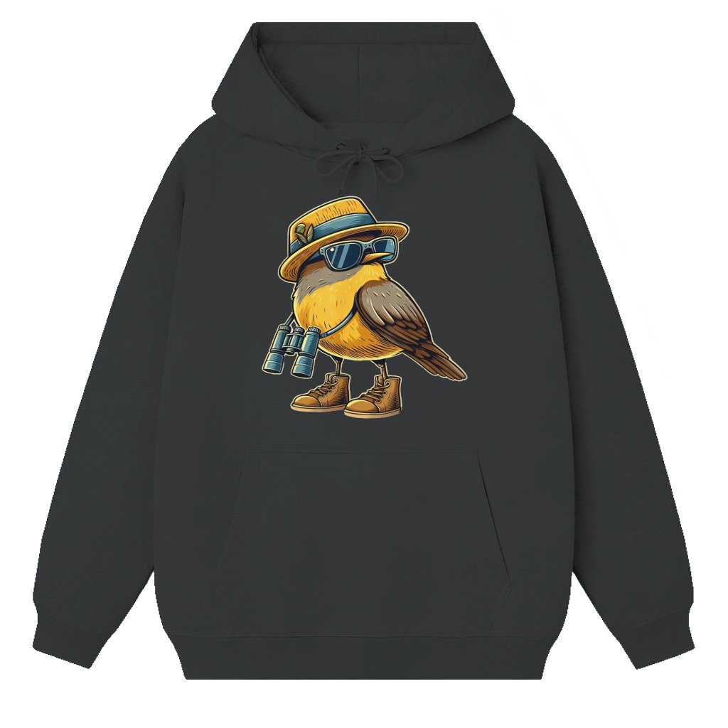 Funny Bird Nerd Hoodie – Gift for Bird Watcher - front view