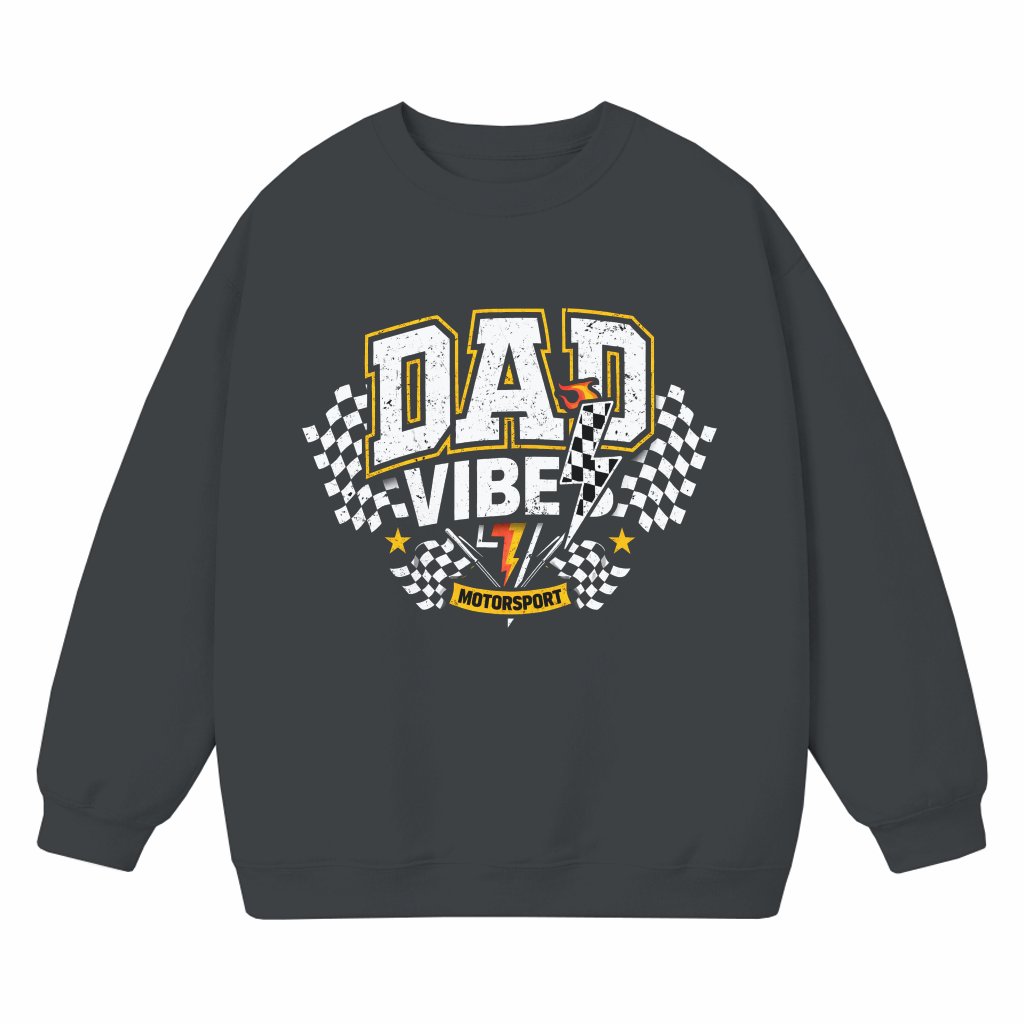 Retro Dad Vibes Sweatshirt – Father's Day Gift for Dad - front view