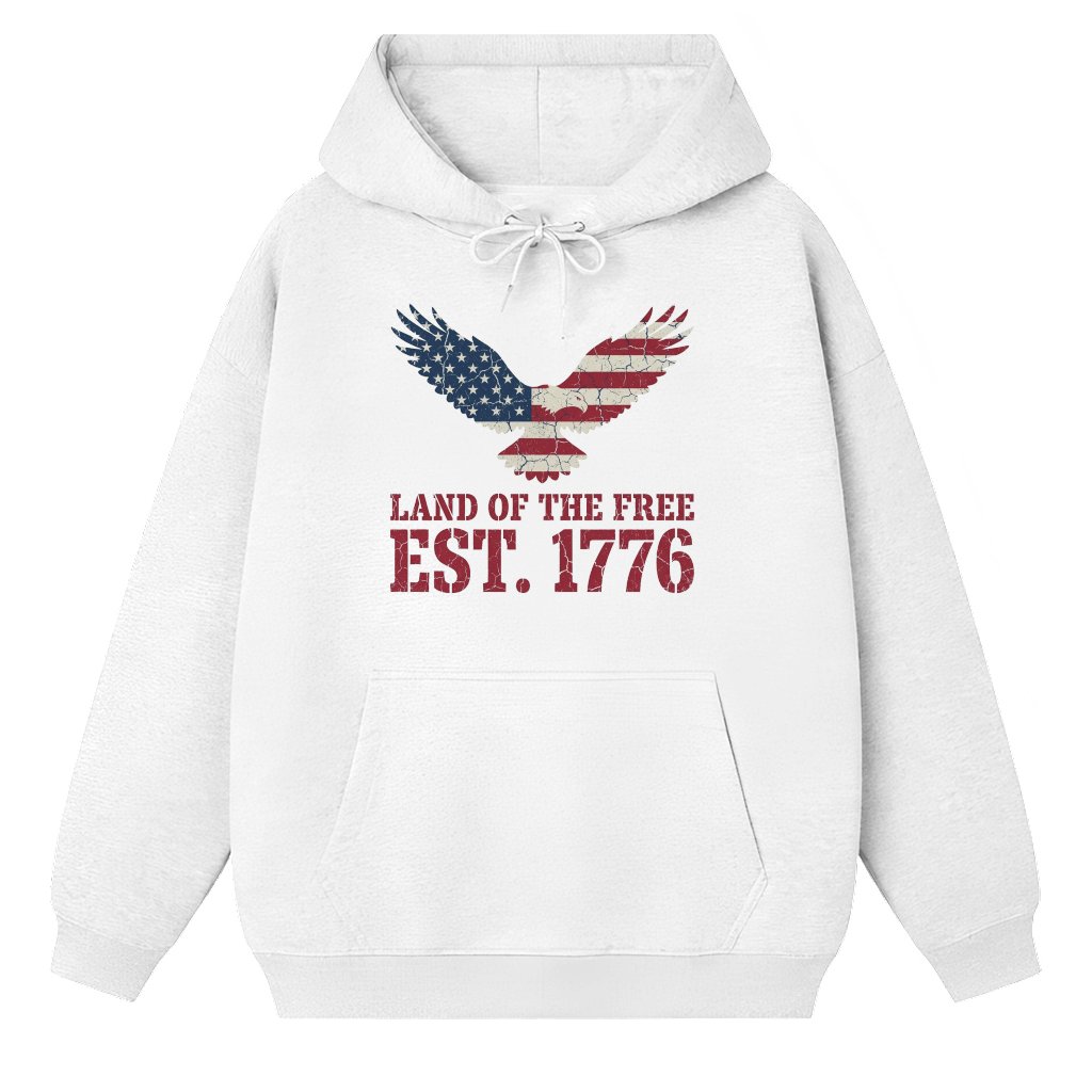Freedom American Eagle Hoodie – 250th Anniversary Gift for Him and Her Patriotic Vintage - front view