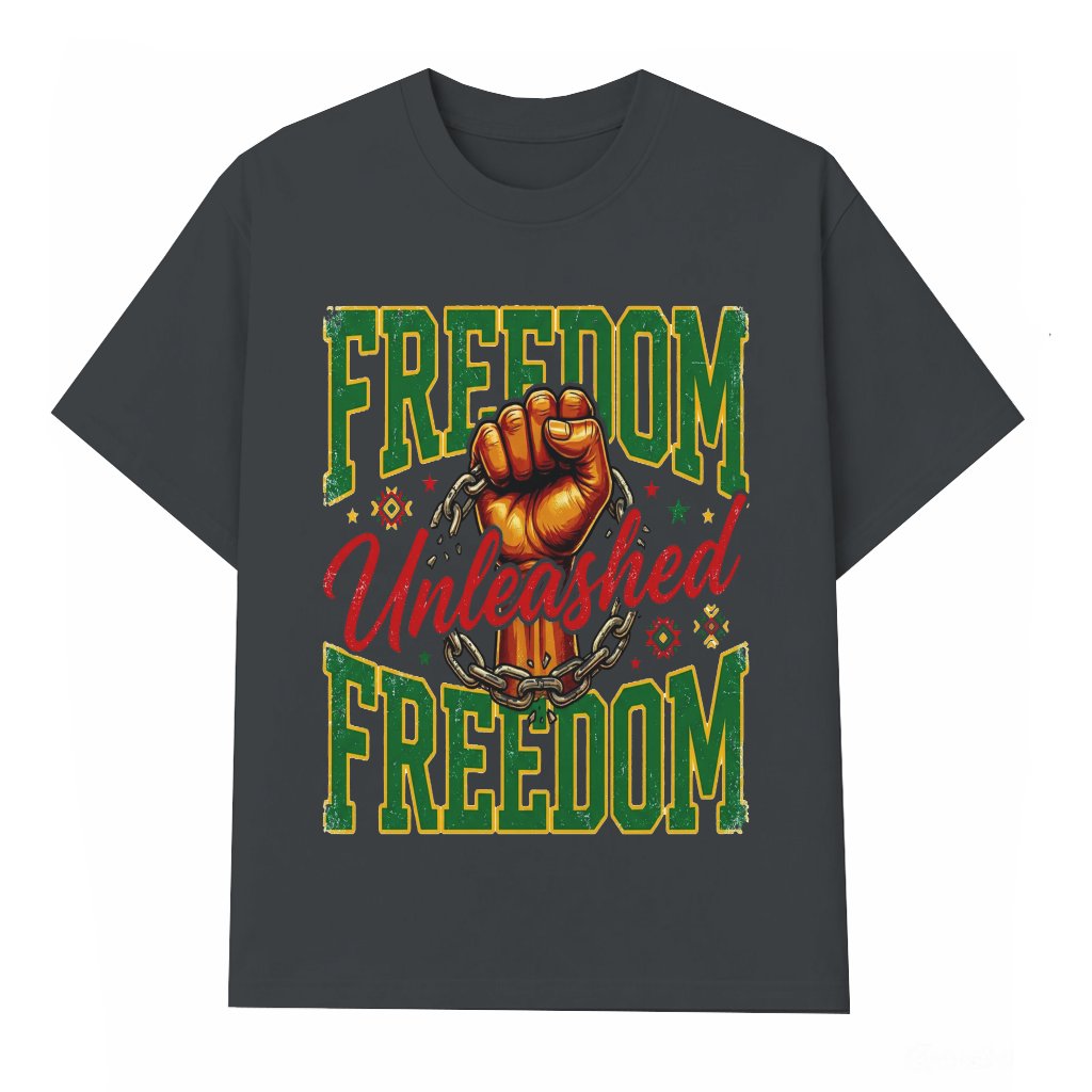 Freedom Day Juneteenth 1865 T-Shirt - Africa American Pride Gift for Him & Her - front view