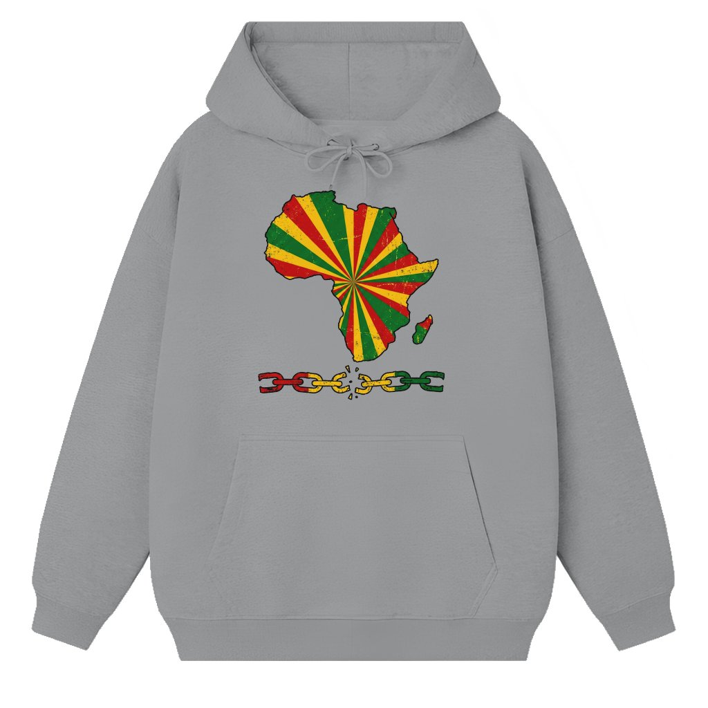 African American Freedom Day Hoodie - Black Lives Matter Gift for Him & Her - front view
