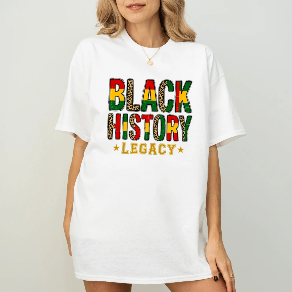 Black History Legacy T-Shirt - Black Lives Matter Gift for Her - back view