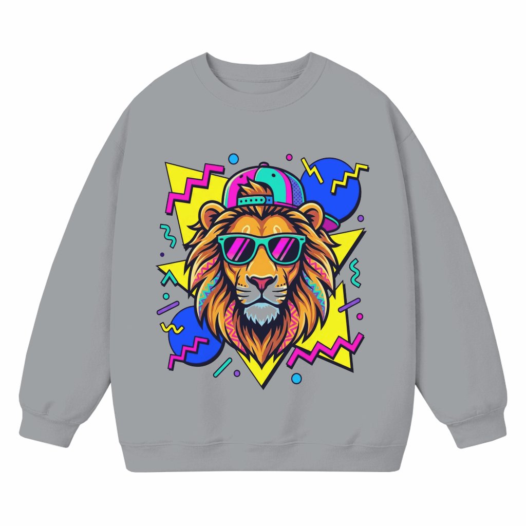 Cool Daddy Lion Sweatshirt - Funny Father's Day Gift for Him - front view
