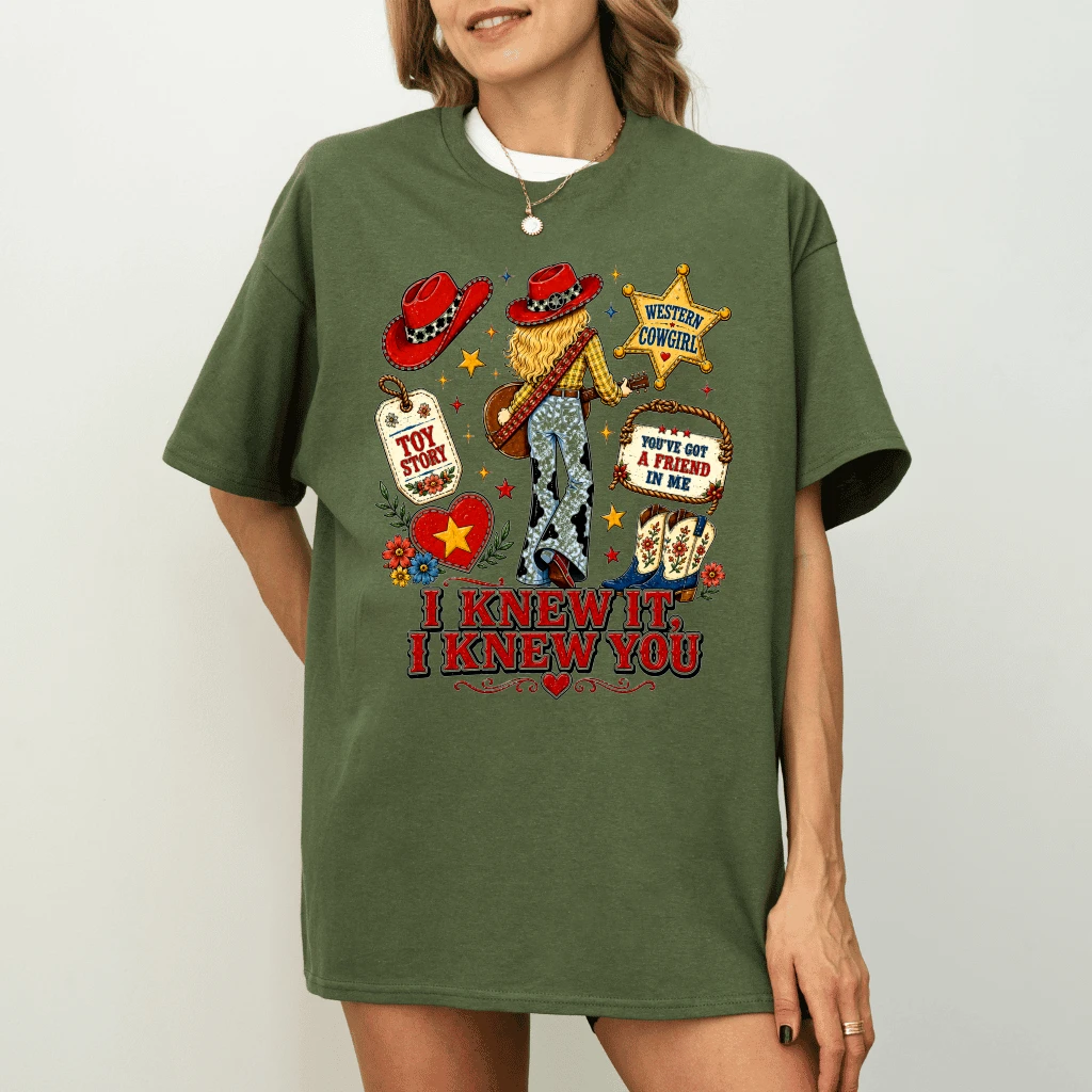 Trending I Knew It I Knew You Western Cowgirl T-Shirt for women - detail view