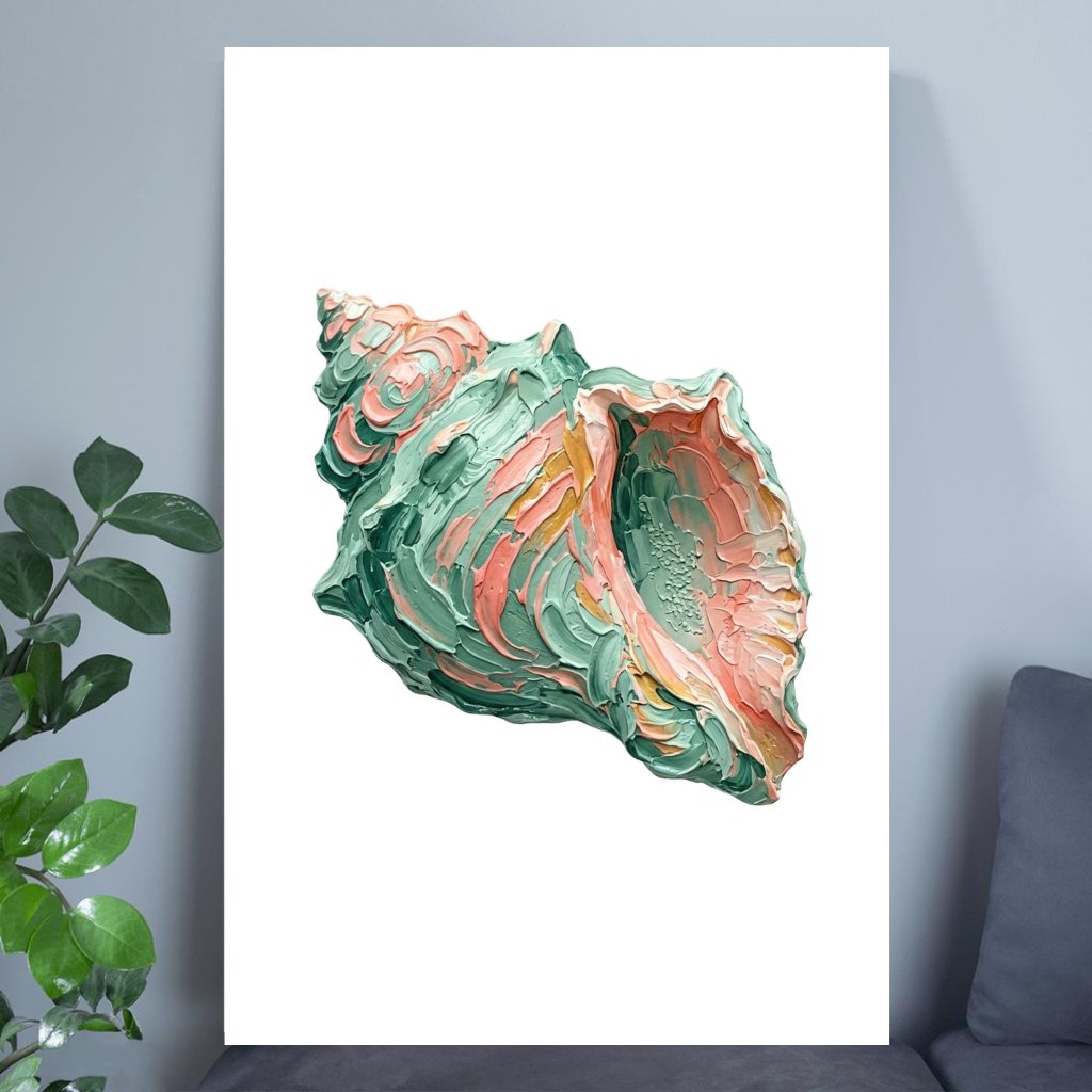 Coastal Lighthouse Art Poster – High Quality 3D Visual Graphic Wall Decor - front view